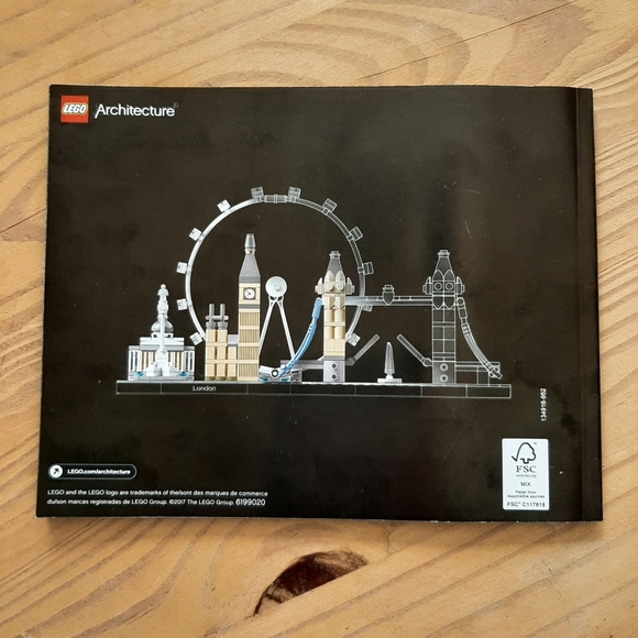 Lego Architecture London instruction Manual #21034 - Picture 2 of 6